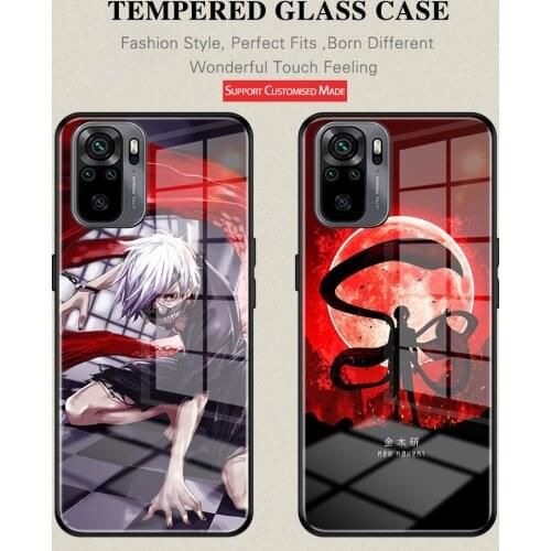 For POCO F3 Tempered Glass Phone Case Tokyo Ghoul Anime For Redmi Note9 9Pro Note10 10Pro POCO X3 POCO F2Pro Xiaomi 8 9 10Pro 11