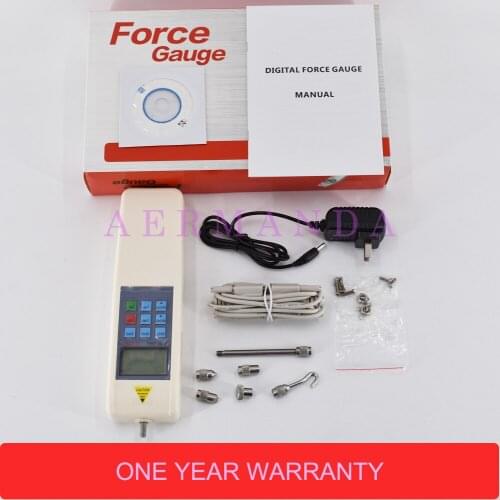 Pull Push Force Gauge Digital Dynamometer 2-500N Force Gage Tools and Equipment HF-50 HF-100 HF-200 HF-300 HF-500