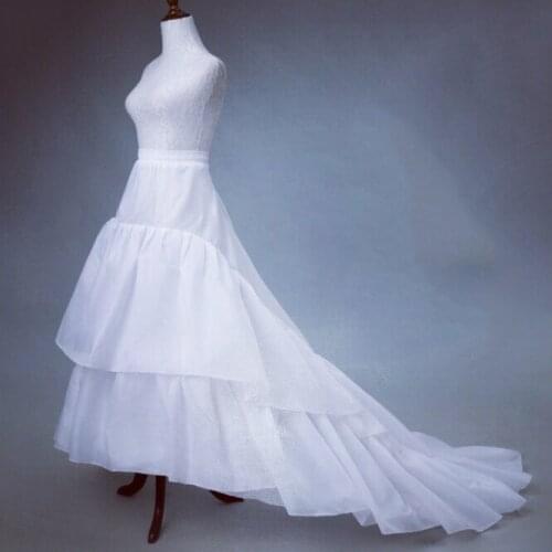 Costumebuy Medieval Rococo Long Dress Costume Ruffles Underskirt Gothic Ball Gown Full Slip Petticoat Wedding Crinoline 2 Hoop