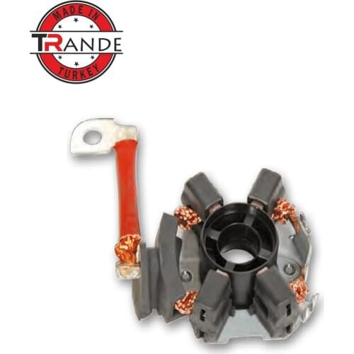 Starter Brush Holder with Carbon Brushes BSX 214-215 6x18x11,0/12,5 12 Volt Made In Turkey 1 004 336 513, 1 004 336 522