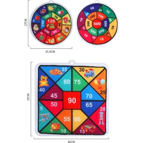 Children Dart Board Game Dartboard with 2pcs Sticky Balls Educational Toys Safe