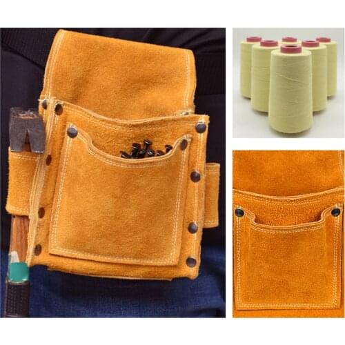 Woodworking Nail Pocket Cowhide Leather Thick Wearable Screws Nails Waist Pack Multi Function Metal Parts Tool Storage Bag