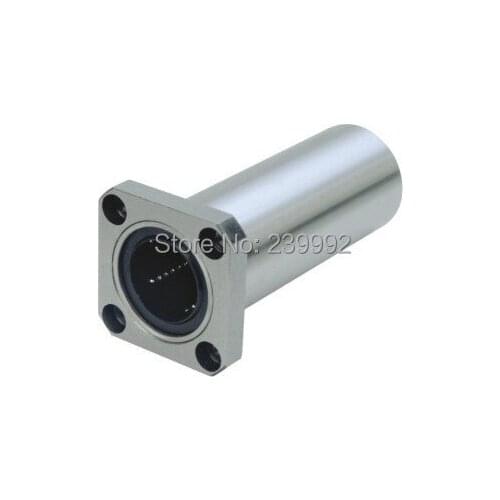 LMK12LUU 12 mm bearing square flange long linear ball bearing match use 12mm linear guide rail rod round shaft cnc bearing