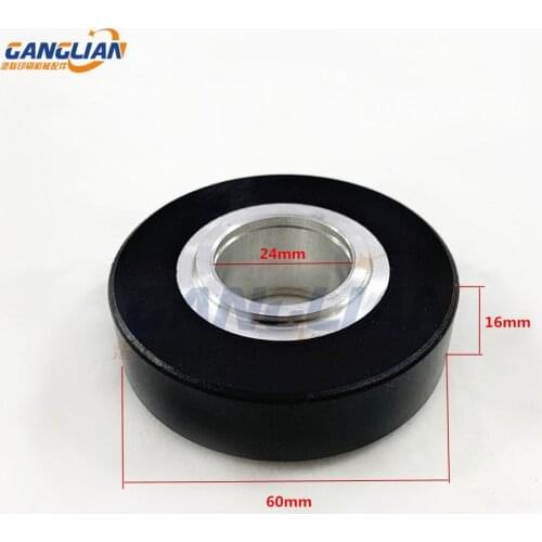 2 Pieces Komori Rubber Wheel 60X24X16mm Printing Machine Spare Parts