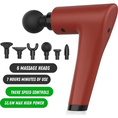S7 Electric Massager Gun Body Muscle Relaxation 3 Stalls Strong Massager Fascia Gun For Neck and Back Slimming Shaping