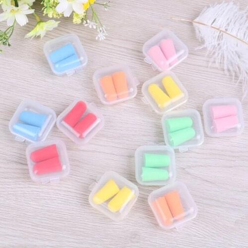 Travel Sleep Noise Prevention Earplugs Noise Reduction For Travel Sleeping Soft Tapered Foam Ear Plugs 1/2/5Pairs/10Pairs