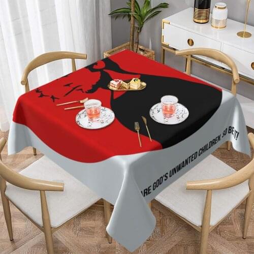 Fight Club Tablecloth Protection Restaurant Table Cover Retro Print Polyester Wholesale Table Cloth