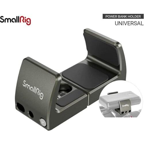 SmallRig Universal Power Bank Holder Adjustable for power banks with width range from 53mm to 81mm for Vlogging Video Shoot 2790