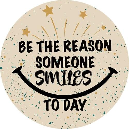 Inspirational Quote Mouse Pad With Non-Slip Rubber Motivational Saying Mouse Mat With Stitched Edges Smiles To Day