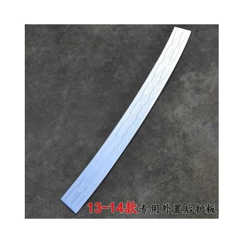 Stainless steel Rear bumper Protector Sill Trunk Tread Plate Trim rear Guard board for Hyundai Tucson 2004-2014 Car styling