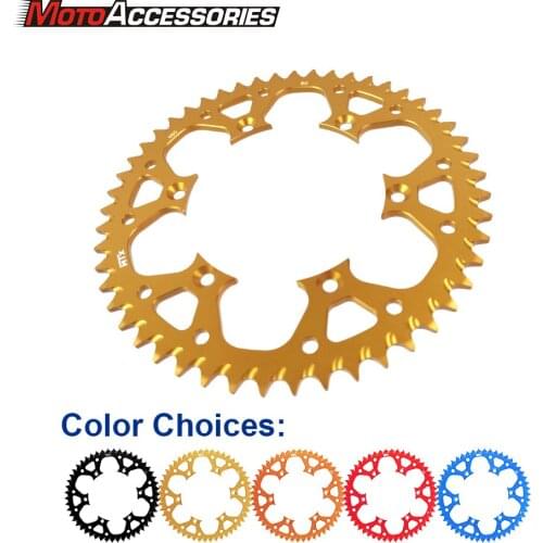 MTX SPROCKET 11A-110 47 48 49 50 51 52 Teeth Aluminium Alloy Rear Chain Sprocket For Kawasaki Off Road KX125 KX250 Suzuki KX125