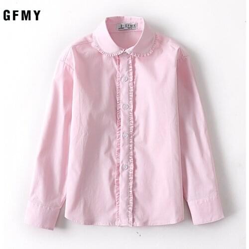 2021 Baby Girl boy Fashion Cotton pink shirt blouse Clothes Children kids Good quality comfortable clothes Clothing