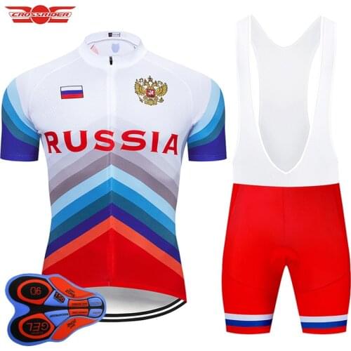 2021 Pro Team RUSSIA Cycling Jersey MTB Mountain bike Clothing Mens Short Set Ropa Ciclismo Bicycle Wear Clothes Maillot Culotte