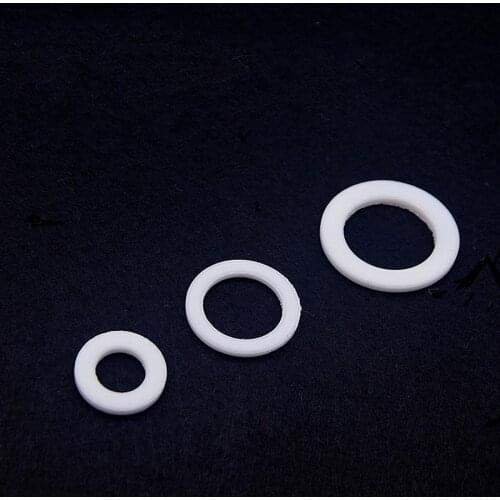 27x22x2mm PTFE Flat Washer Gaskets Spacer Insulation Sealing Ring Strip