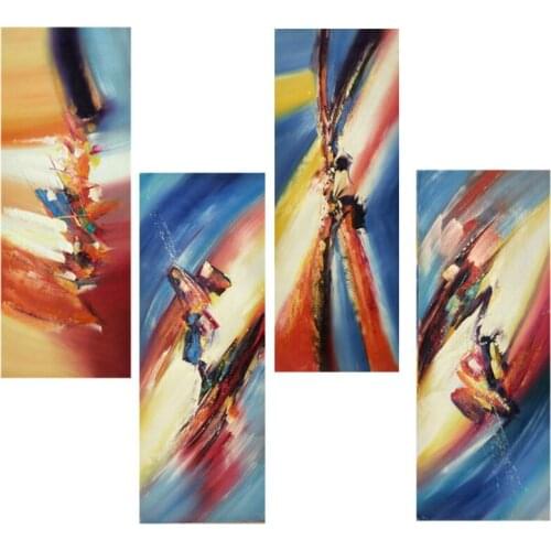 Abstract Oil Painting Hand painted Wall Art Picture for Living room Home Decoration Modern Canvas Paintings 35x100cm