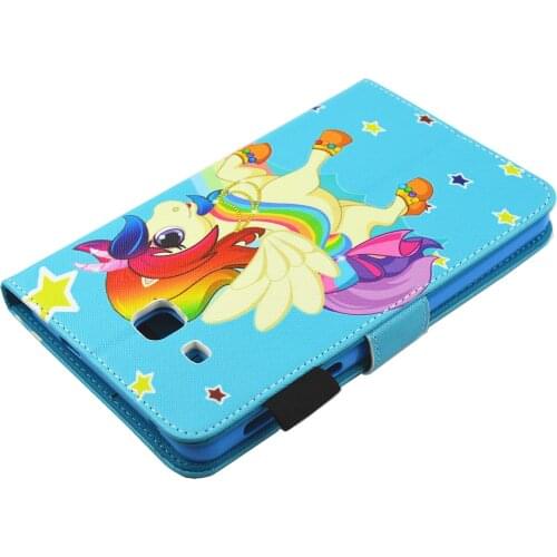 2016 Tab a6 7.0 Case For Samsung Galaxy Tab A 7.0 T280 T285 SM-T280 SM-T285 Case Cover Tablet Fashion Painted Flip Funda Shell