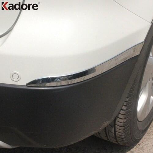 For Suzuki Sx4 S-Cross Crossover 2013 2014 2015 2016 Chrome Front Rear Bumper Corner Strip Cover Trim Car Styling Accessories