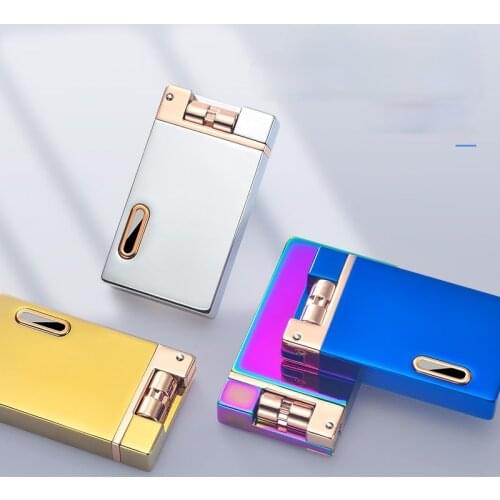 Gravity Induction Double Arc Lighter USB Charging Windproof Lighter Smoking Accessories for Weed Gadgets for Men Technology