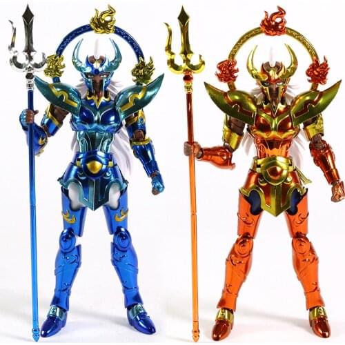 J Model Saint Seiya Cloth Myth EX 15th Blue Marina Chrysaor Krishna Metal Cloth Action Figure Collectible Model Toy