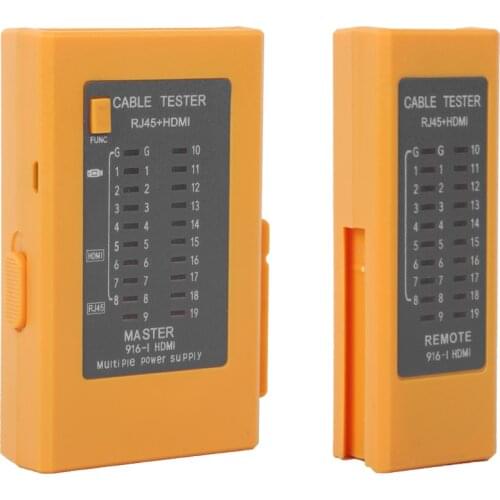 Cable Tester Wire Line Finder Repair Multifunction Industrial Control Elements for RJ45+HDMI