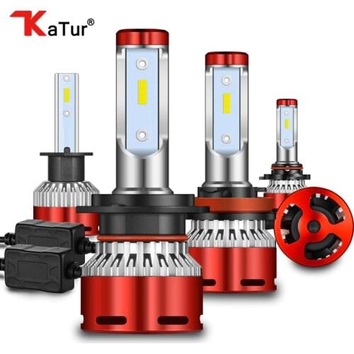 Katur 12000Lm Turbo LED Light Bulbs for Cars H8 H11 LED H4 9005 9006 HB4 HB3 H7 9012 HIR2 Lamps 12V CPS LED Headlight H7 LED