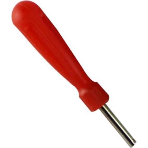 Valve Core Remover Wrench Plastic Handle Iron Plated Wrench Core Tire Repair Hand Tool for Car Bike Bicycle Motorcycle