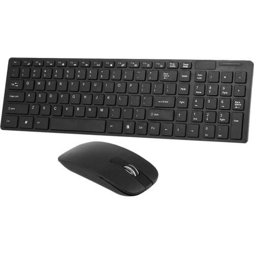 K-06 2.4G Wireless Keyboard and Mouse Combo Computer Ergonomic Keyboard with pc gamer Mouse Plug and Play mouse for pc Laptop