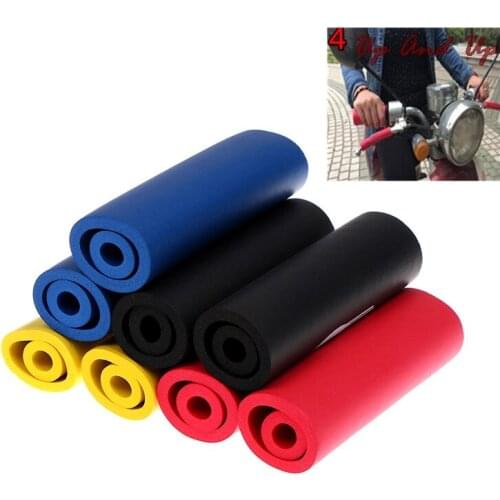 2Pc/1pair Bike Racing Bicycle Motorcycle Handle Bar Foam Sponge Grip Cover Non-slip superlight comfortable Bike Accessories