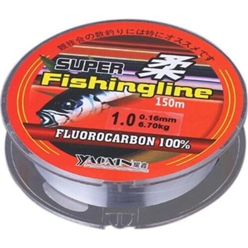 150m Fishing Line Super Strong Japanese 100% Nylon Transparent Not Fluorocarbon Fishing Tackle