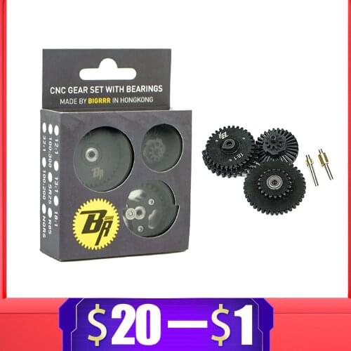 18:1 Torque Speed Steel Gear Set for Ver.2/3 M4 AEG JinMing8 JinMing9 JiQu 416 Airsoft Gel Blaster Gearbox Paintball Accessory