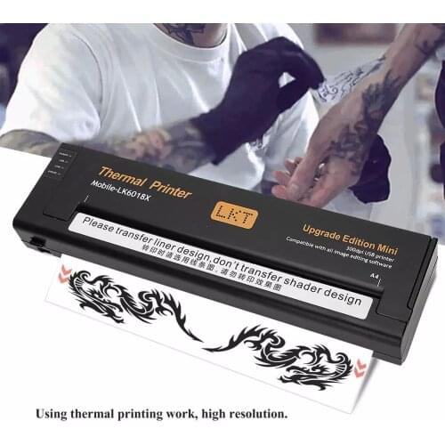 Professional USB Port Mini Tattoo Thermal Copier Machine Tattoo Printer Drawing Thermal Stencil Tattoo Transfer Machine #R30