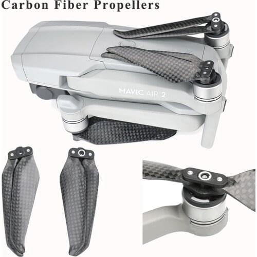 Carbon Fiber Propellers Quick Release Props Low-Noise Replacement 7238F Blades for DJI Mavic Air 2 Drone Accessories Spair Parts