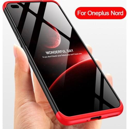 For Oneplus Nord Case New Original 3 in 1 PC Matte Full Protection Hard Back Cover For Oneplus 8T 8 7 7T Pro Shockproof Case