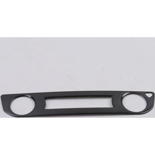 Stainless steel Gear Shift Water Cup Holder Frame Decoration Cover Trim For Kia Sportage R 2018-2020 Auto Interior Accessories