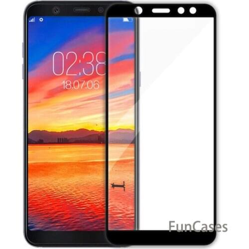 9H Full Cover Tempered Glass For Samsung A8 2018 A6 Plus Screen Protector For Samsung Galaxy A3 A5 A7 2017 2016 Protective Film