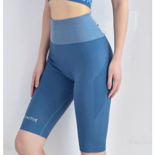 2021 Sports Shorts Slim Push Up Short Leggings Women Sexy Cycling Running Fitness Casual High Waist Knee-Length Gym Leggins