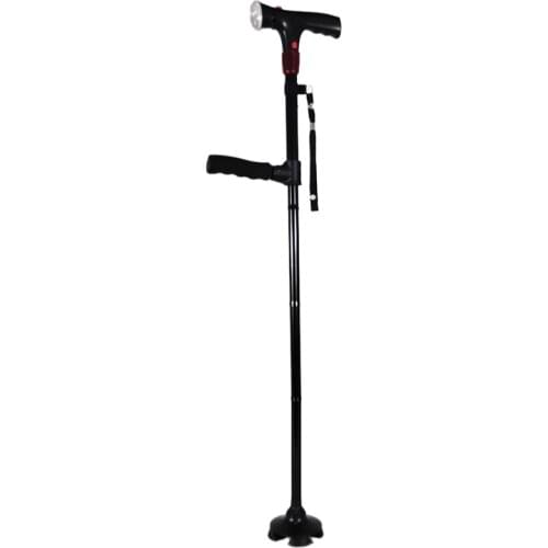 2021 New Collapsible Telescopic Folding Cane Elder Cane LED Walking Trusty Sticks Elder Crutches for Mothers the Elder Fathers