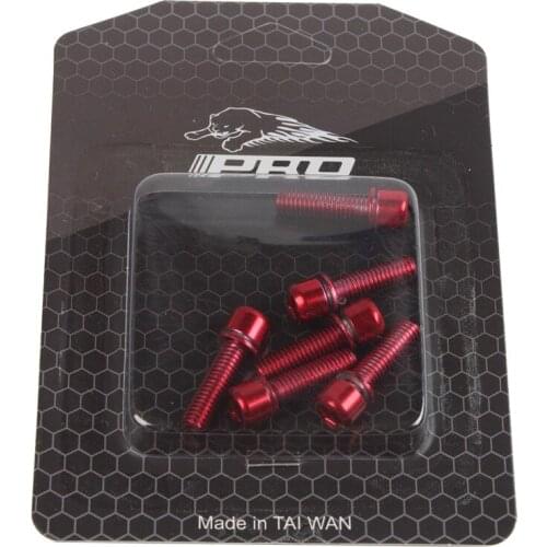 Mountain bike bicycle handlebar screw, titanium-plated color screw M5*18MM riser screw, cross-border exclusive supply