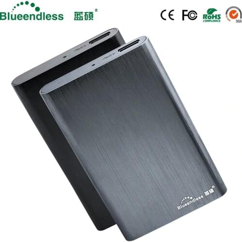 External 320GB/500GB/750GB/1TB/2TB Hard Disk Included HDD SSD 2.5" SATA USB 3.0 Aluminum HDD Enclosure with USB 3.0 Cable