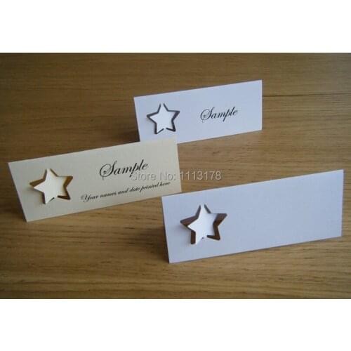 Stars Name place cards table setting Wedding Place Cards, Escort Card, Wedding Escort Cards party Table Number