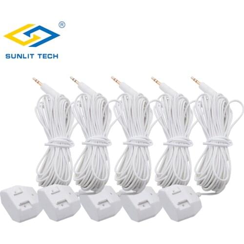 5pcs 6meters Sensitive Water Leak Sensor Cable Water Flood Leakage Detector Wires for Water Alarm System WLD-805 WLD-806 WLD-807
