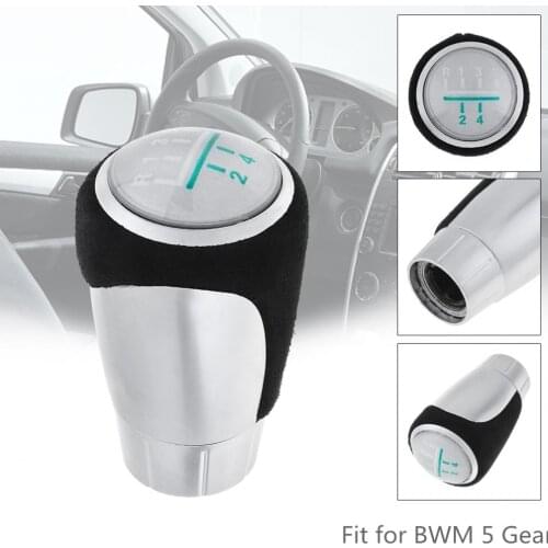 5 Speed Green Word Car Manual Gear Shift Handball Knob Car Accessories Fit for BMW E60 E87 E90 E46 E36 / 5 Gear Models