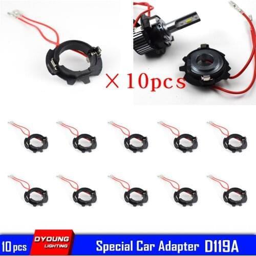For VW GOLF MK5 Accessories Headlight Adapter H7 Lamp Base Wire Retainer For Jetta Car Led Headlamp Replacement D119A 10Pcs/Lot