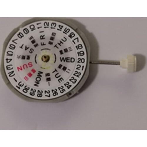 Watch movement accessories PE28 three pin six word movement double calendar PE28 movement quartz movement without battery