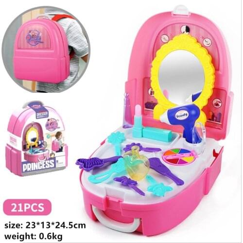 Kids Doctor Play Toys Makeup Toy For Girls Kitchen Toys Super Market Pretend Playing I-Go Game Toys Box Kids House Play Game Toy