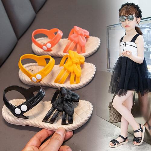 New Summer Kids Shoes Fashion Princess Children Sandals for Girls Toddler Baby Soft Breathable Shoes