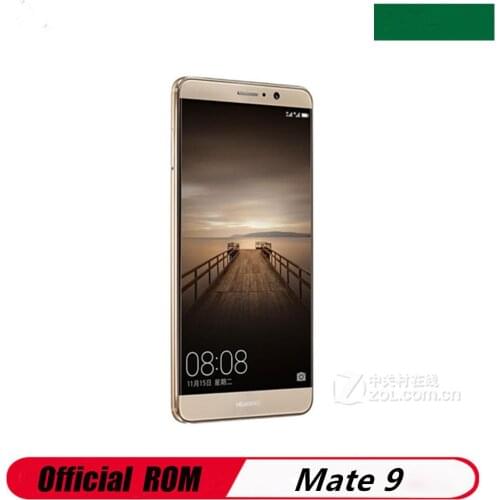 Global Rom HuaWei Mate 9 4G LTE Android Phone 20.0MP 3 Cameras 5.9“ Screen Kirin 960 Android 7.0 Fingerprint 6GB RAM 128GB ROM