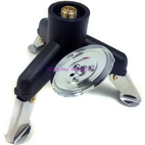 By dhl 200pcs hot sale Gas Stove Adapter Three-Leg Transfer Head Adaptor for Nozzle Gas Bottle Screwgate Stove Gear Accessories