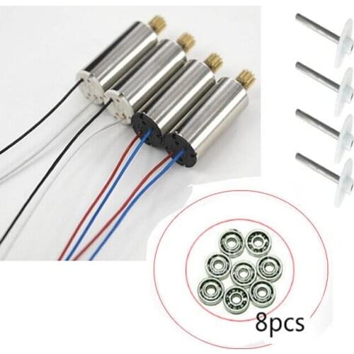 JJRC H8C H8D DFD F182 F183 Quadcopter RC Drone Spare Parts motors + upgraded version bearing +gear Set