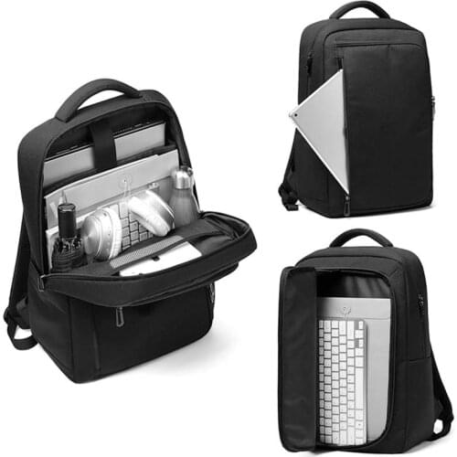 JCHENSH Mens 15.6" Laptop Backpack Large Capacity Waterproof Anti Theft Oxford Laptop Bag School Backpack Bags For Men